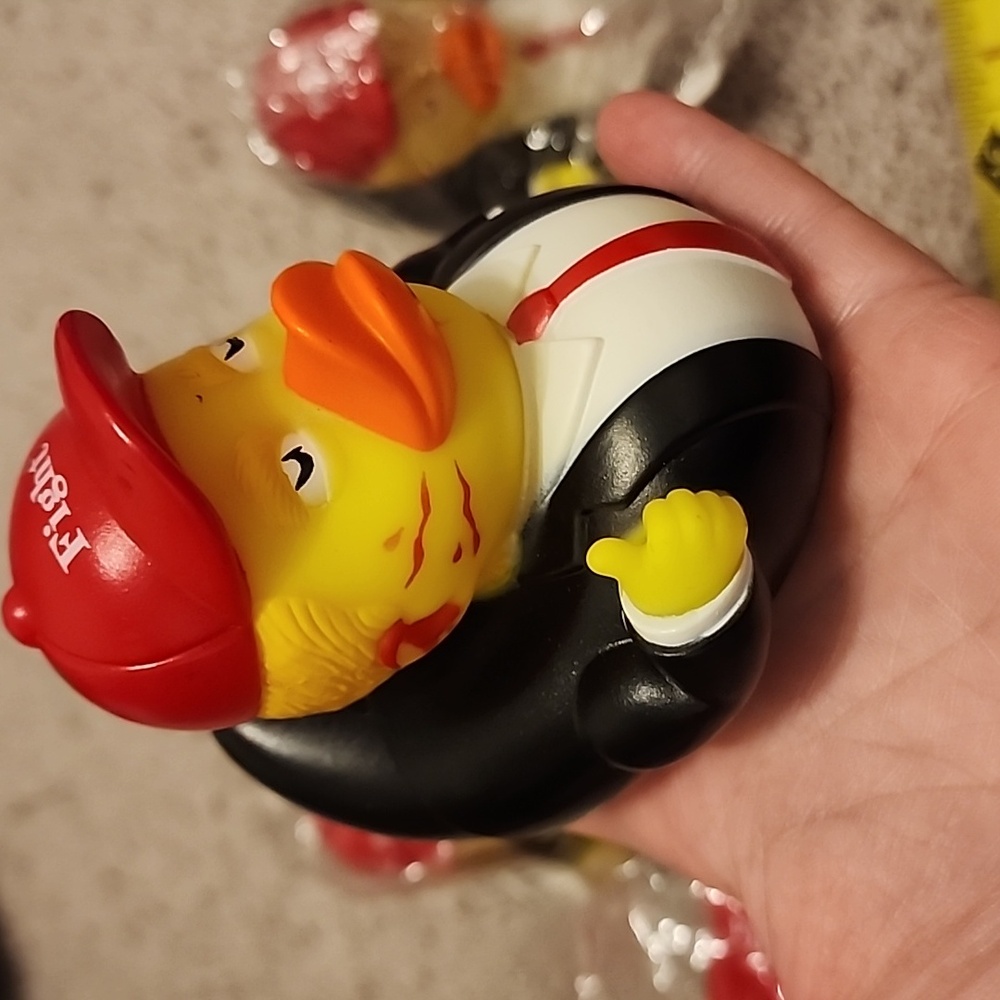 Donald Trump Rubber With Ear Shot At - Funny Duck Gift Jeep Ducks